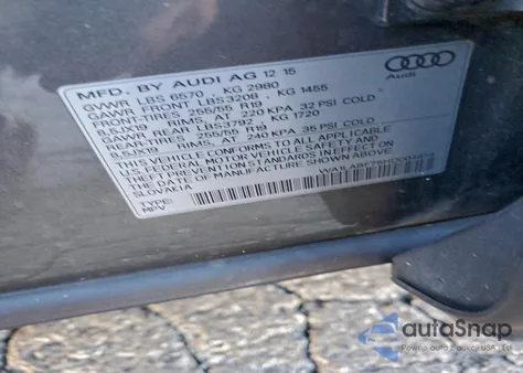 2017 Audi Q7 Premium Plus z USA, uszkodzony, nr VIN WA1LABF75HD004974